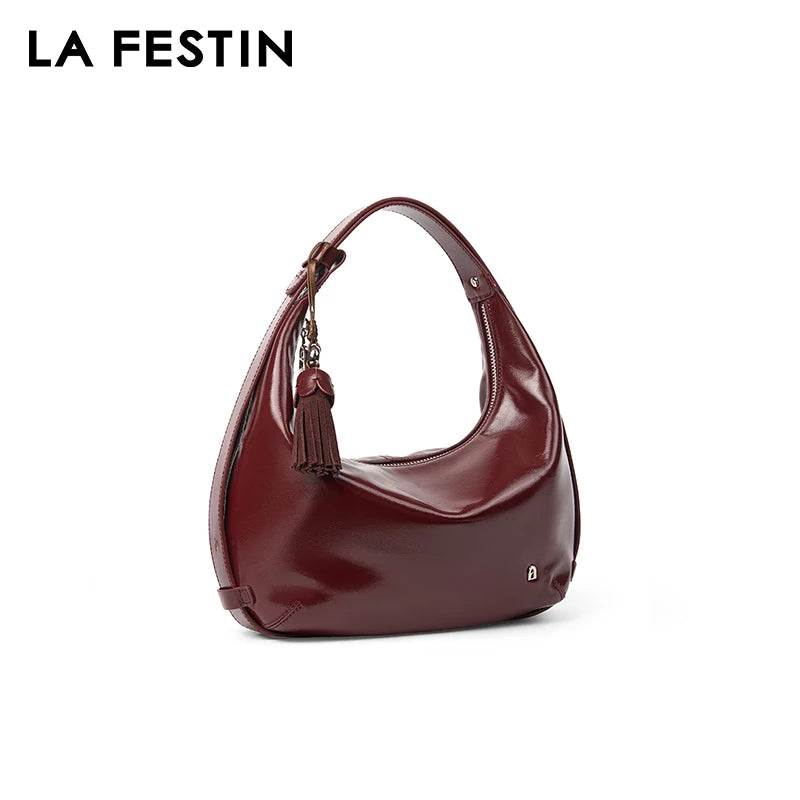 LA FESTIN Leather Shoulder Bag