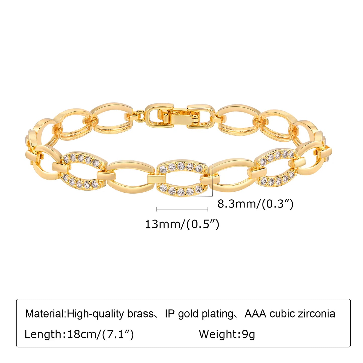 Paperclip Chain Bracelet