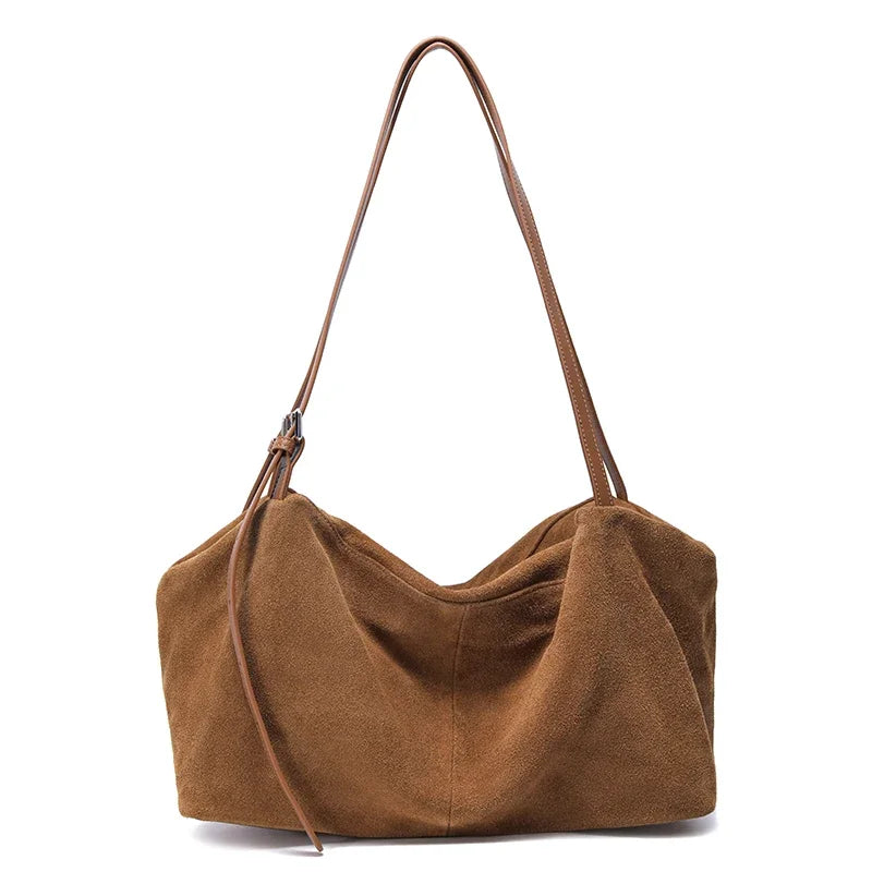 Genuine Leather Commuter Tote Bag