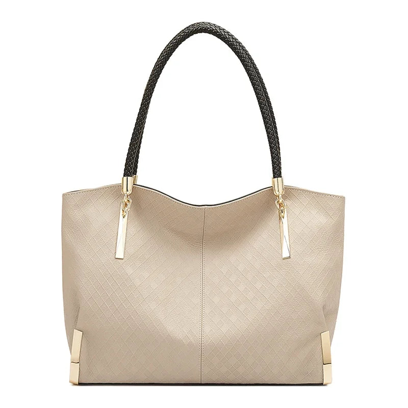 FOXER Genuine Leather Tote Handbag