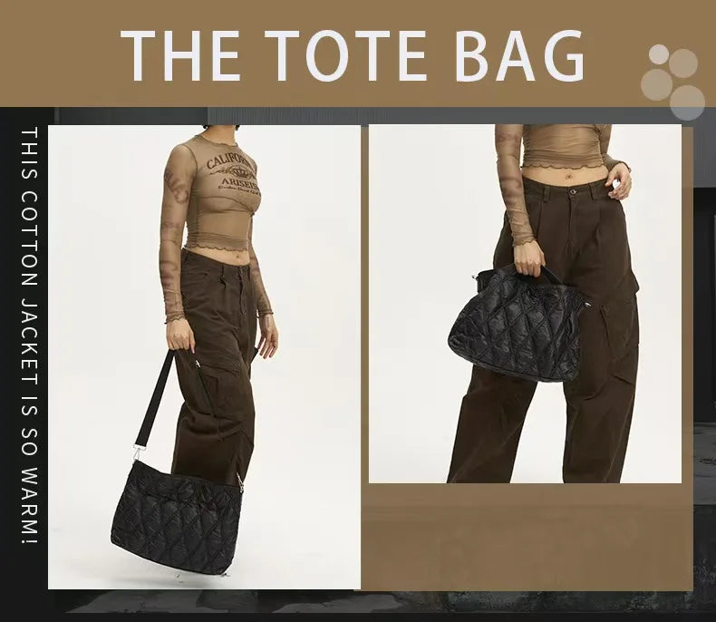 Quilted Puffer Shoulder Bag