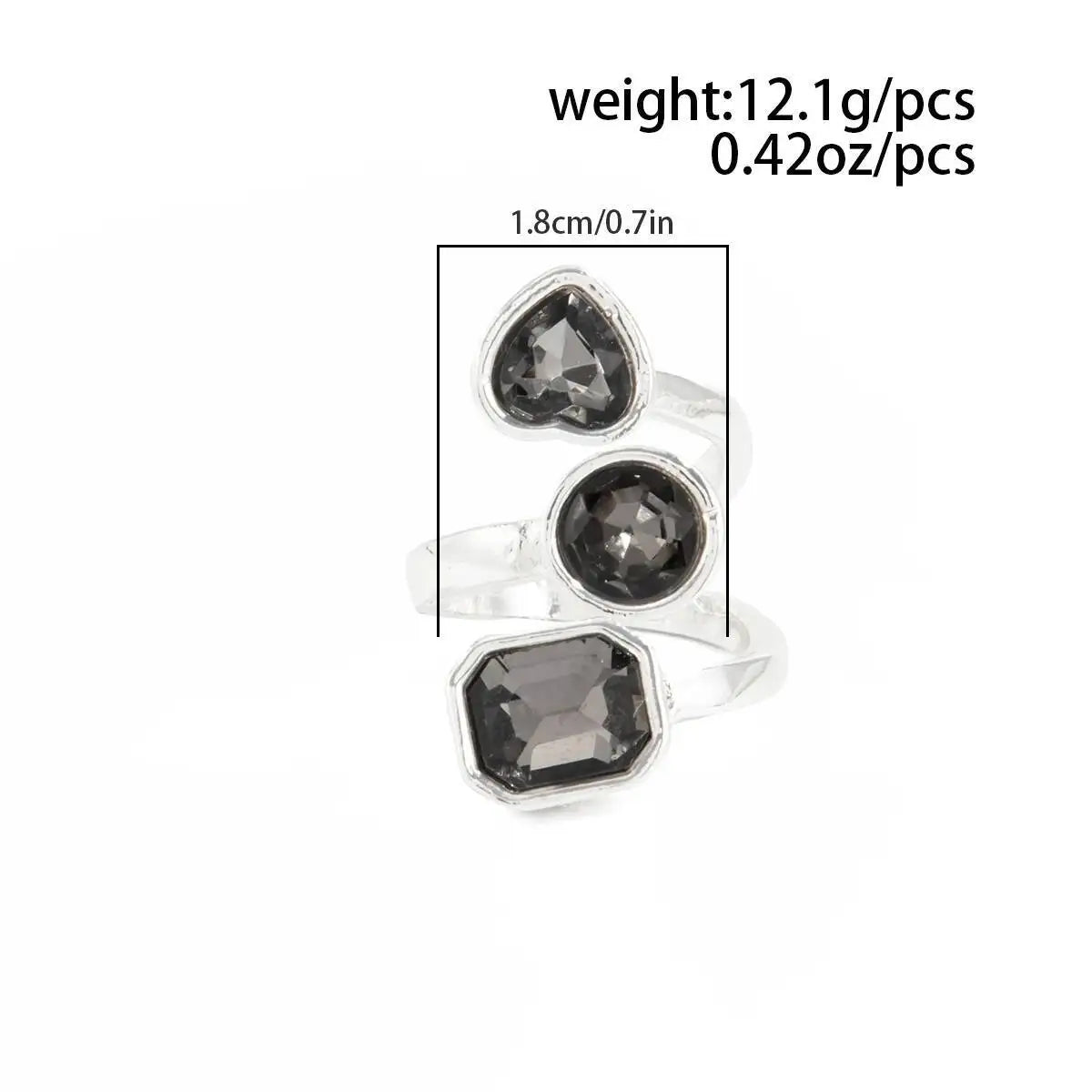 Rhinestone Statement Ring
