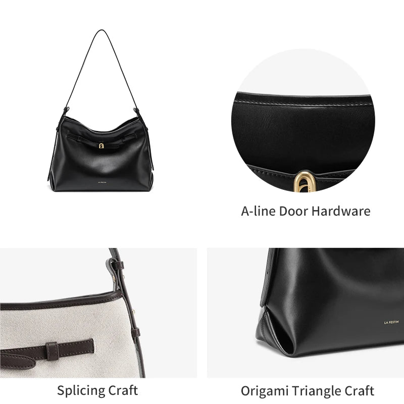 LA FESTIN Large Tote Crossbody Bag