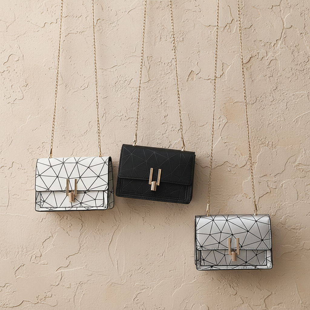 2020 New Women's Small Square Chain Shoulder Bag