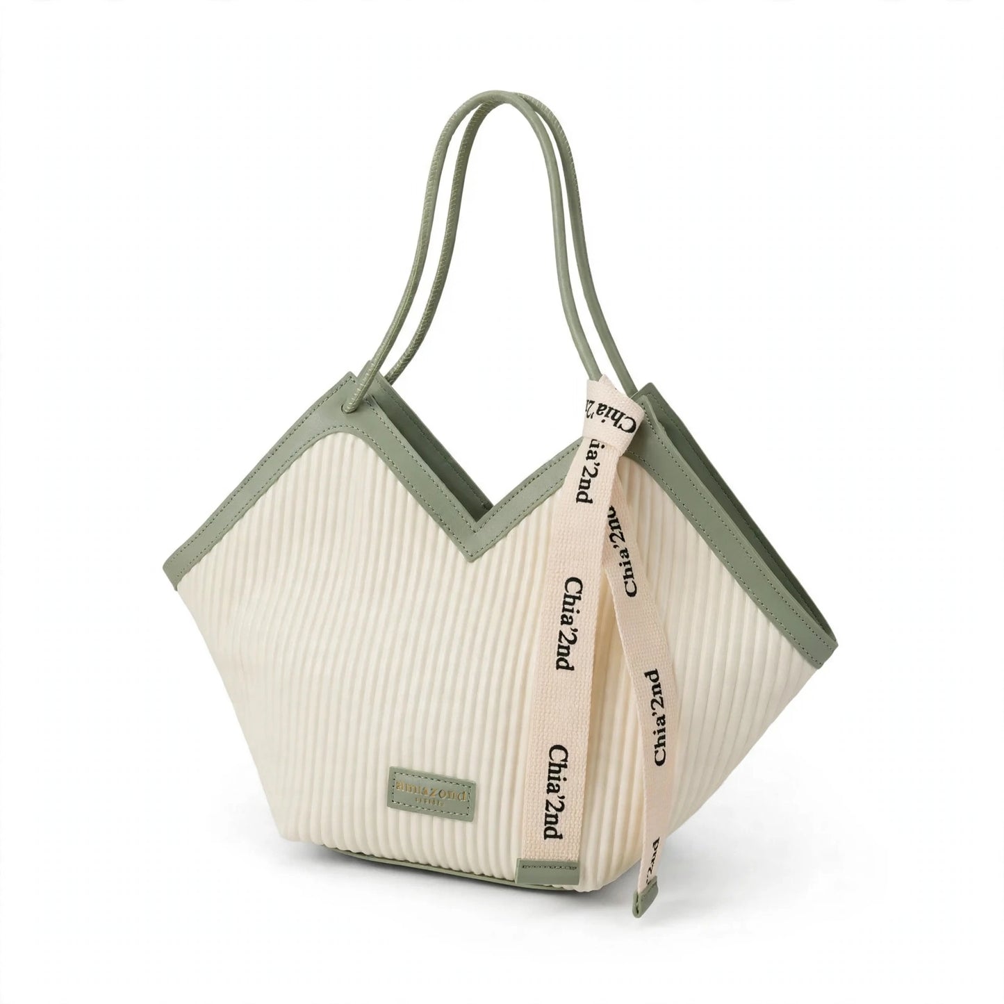 PU Leather Heart-Shaped Tote Bag