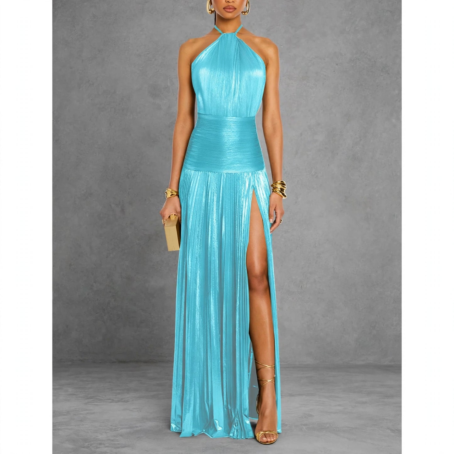 فستان سهرة كورسيه فاخر مثير مكشوف الأكتاف